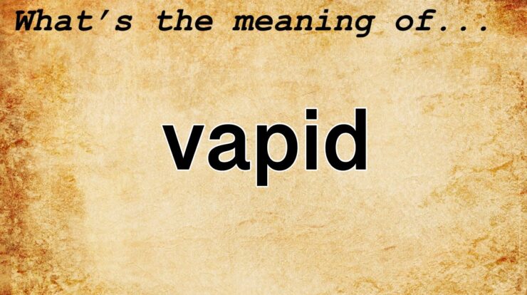 Vapid definition